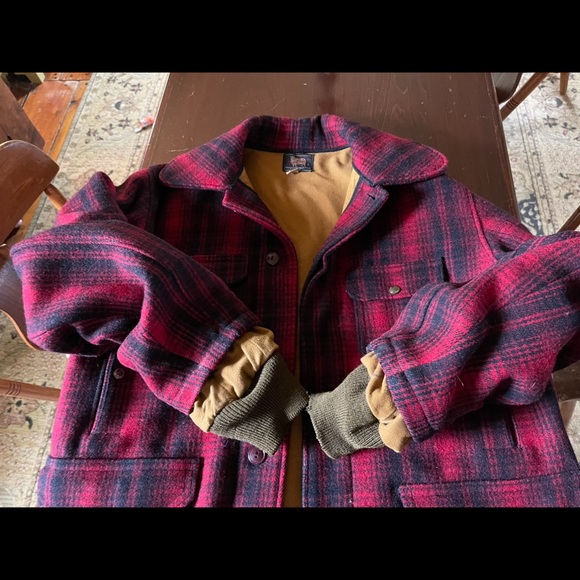 Woolrich Buffalo Plaid Hunting Coat - 1940’s - well cared for - great condition. - Picture 4 of 8